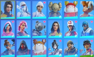 conta fortnite com muitas skins