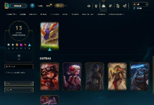 Conta LOL boa pra ADC - League of Legends