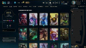 Conta Gold 223 Skins Todos os champs +15 Maestrias - League of Legends LOL