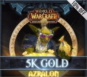 Wow gold Azralon 5k- R$6,00 reais!!! - Blizzard