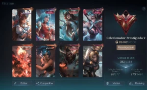 Conta mobile legends full emblemas e herois muitos recursos