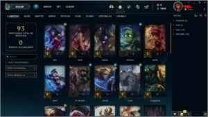 Conta League of Legends LOL