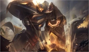 Conta smurf lvl 30 com Garen Reino Mech Edição de PRESTIGIO - League of Legends LOL