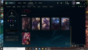 Conta Prata 4 I 8 SKINS I 38 CHAMPZ. - League of Legends LOL