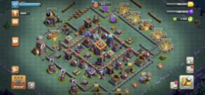 Clash of Clans cv 10 completo e 5500 gemas