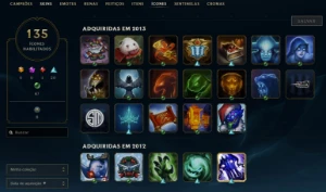 Conta League of Legends Full Acesso - 109 Champs e 115 Skins LOL