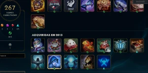 Full Acesso - Todos Champions - 282 Skins - Unranked - League of Legends LOL
