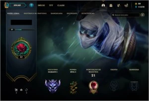CONTA D1 68% WR MMR MASTER+ 28-31PDL NO PRECINHO - League of Legends LOL