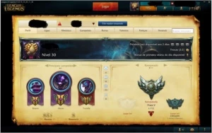 conta de LOL - League of Legends
