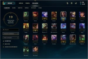 Conta Platina V (Sem E-mail confirmado!) - League of Legends LOL