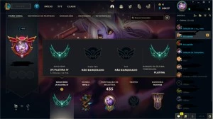 Conta League of Legends ( 287 skins todos os champs ) LOL