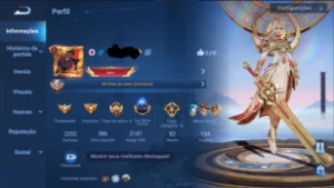 Conta Honor Of Kings 134 Skins