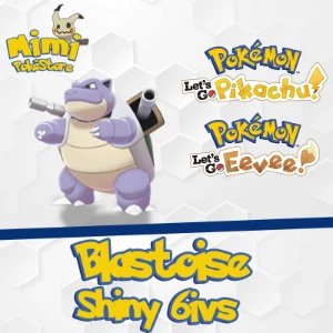 Blastoise ou Squirtle Shiny - Pokémon Let's GO Pikachu Eevee - Outros