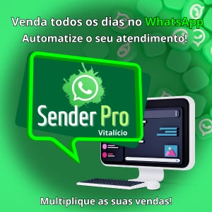 Pacote Sender Pro Vitalício - Venda todos os dias! - Softwares e Licenças