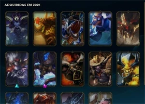 CONTA GRÃO MESTRE (SKINS PAX, BLACK ALISTAR, RYZE HUMANO +) - League of Legends LOL