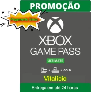 X-Box Game Pass Ultimate Vitalício - Assinaturas e Premium