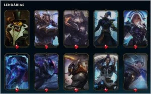 Conta Platina LV 423 com 146 Campeões e 137 Skins!!! - League of Legends LOL