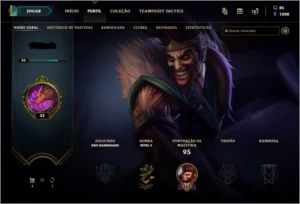 Conta Unranked League of Legends LOL