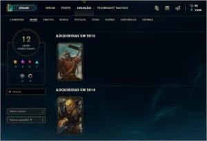 Conta Unranked League of Legends LOL