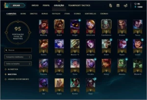 Conta Unranked League of Legends LOL