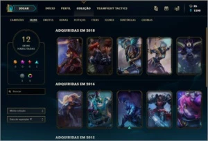 Conta Unranked League of Legends LOL