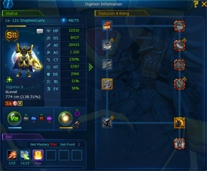 Conta GDMO Omegamon/Midgame - Digimon Masters Online
