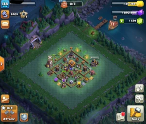 Conta Cv 11 Rushada Barata 1.5K De Gemas - Clash of Clans