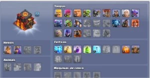 conta de clash of clans cv10 feita criada a muito tmp