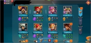 Conta lords mobile castelo nv23 com muitos recursos