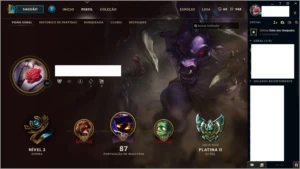 Vendo conta Platina 2 , 24 champs, 7 skin - League of Legends LOL