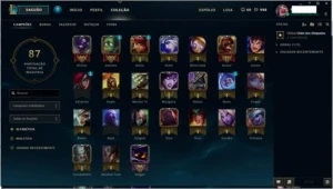 Vendo conta Platina 2 , 24 champs, 7 skin - League of Legends LOL