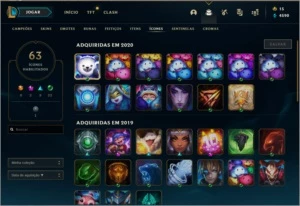 conta lol gold 1 - League of Legends
