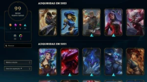 Conta Lol Lv 318, 99 Skins Pra Sair Hoje!!! Venda Urgente - League of Legends