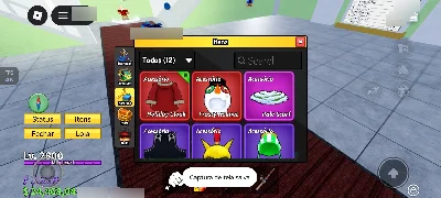Conta de alguns jogos(Focada no blox fruits) - Roblox