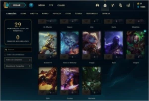 conta diamante 4 - League of Legends LOL