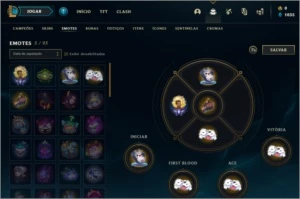conta diamante 4 - League of Legends LOL