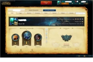Conta de lol - md10 - 5 partidas - 4 win - League of Legends