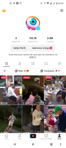 Perfil do TikTok Com mais de 110 Mil Seguidores - Redes Sociais