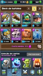 Conta Clash Royale Nivel 10
