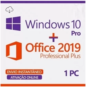 Office 2019 Pro - Windows 10 Pro - Esd - Softwares e Licenças