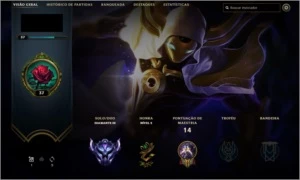 Conta League of Legends Diamante 3 (65% de Winrate) LOL