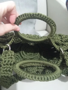 Bolsa artesanal flores - Artesanato e Personalizados