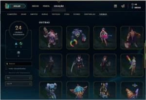 CONTA LOL EDIÇÃO COLECIONADOR - League of Legends