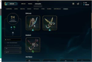 CONTA LOL EDIÇÃO COLECIONADOR - League of Legends