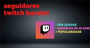 Seguidores Twitch Ótima Qualidade Barato - Redes Sociais