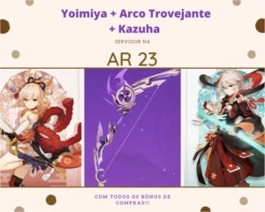 Yoimiya + Arco Trovejante + Kazuha AR23 - Genshin Impact