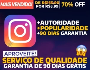 [Promoção] 1K Seguidores Instagram por apenas R$ 6,99 - Redes Sociais