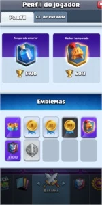 Conta CLASH ROYALE LVL 13, 4 Decks FULL, CHAMPION
