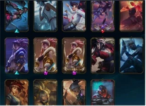 Conta LoL - Platina/Diamante - 265 skins Varias Prestigios - League of Legends