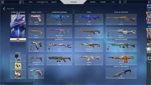 CONTA VALORANT COM MUITAS SKINS FULL ACESSO
